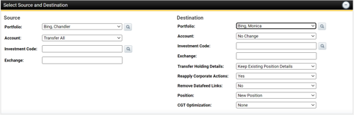 Transfer Holdings To Another Client