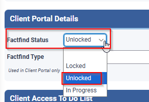 Fact Find Access